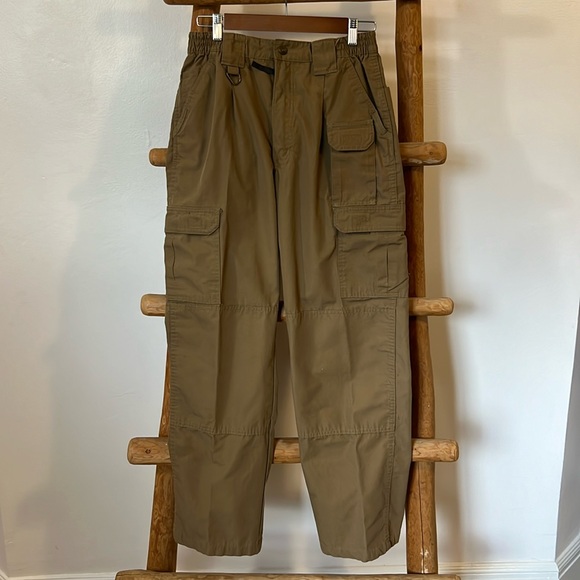 Men’s Heavy Duty Cargo Pants - Tan - Picture 1 of 16